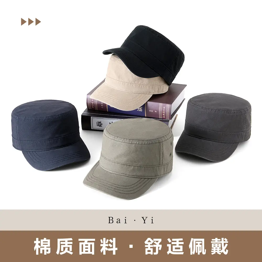Grey Peaked Visor Hat for Men, Large Head, Sun Protection - Image 7