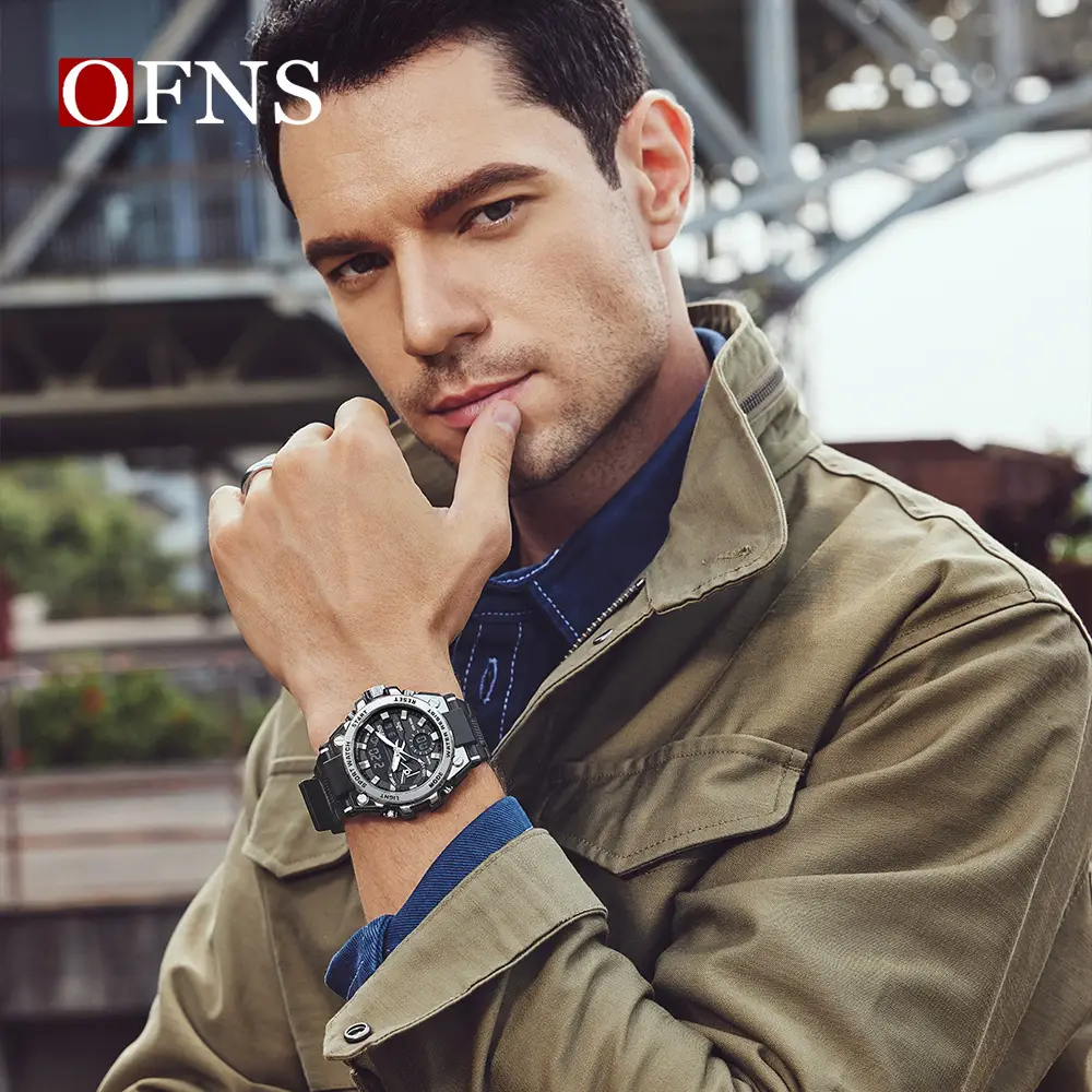 Oufani Sport Watch Black LED Digital Display Water Resistant - Image 5
