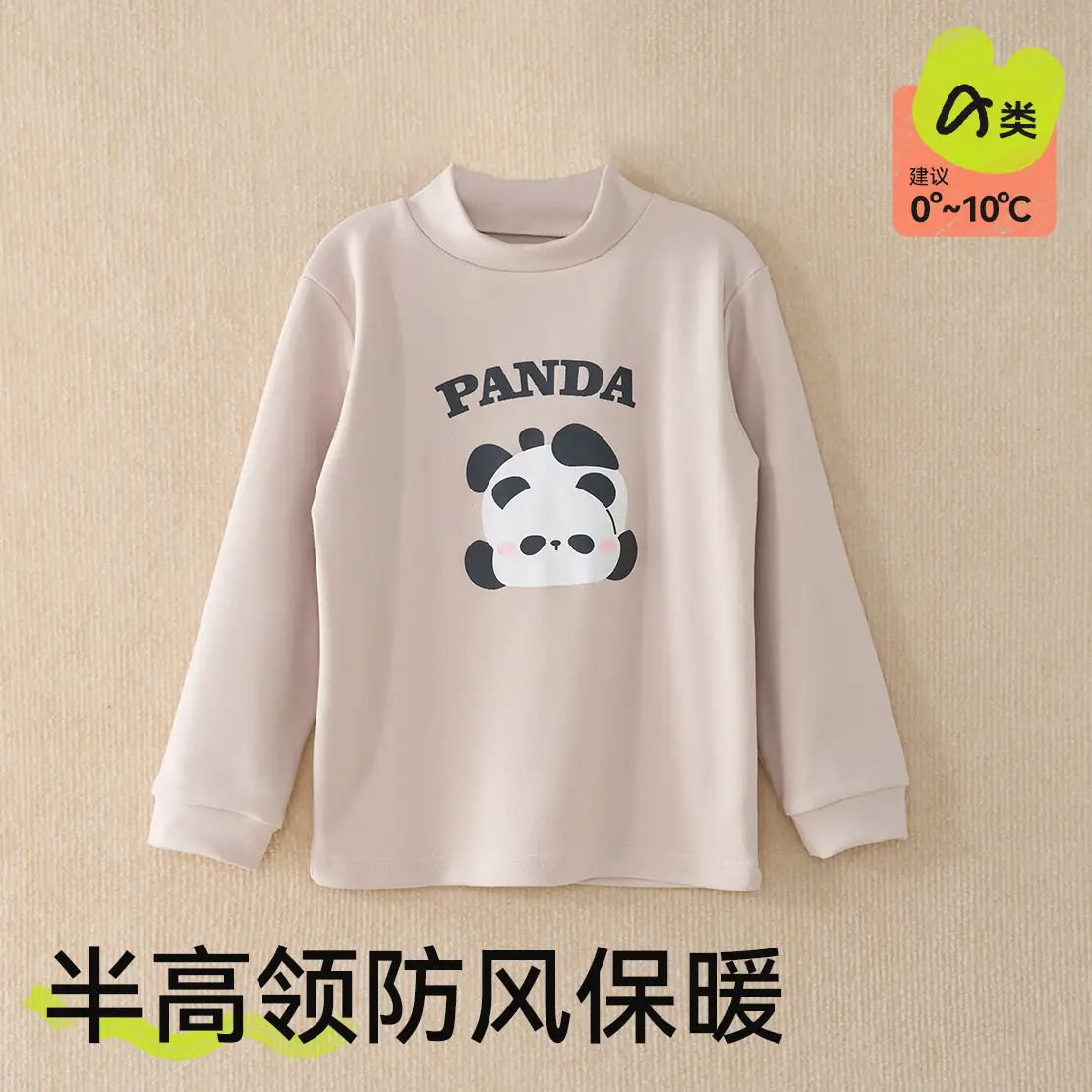 Children's Long Sleeve Thermal T-Shirt with Dinosaur Print - Image 3