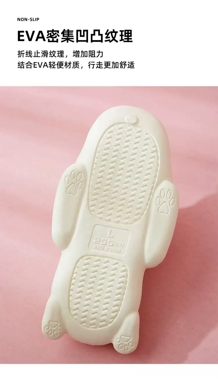 Autumn Winter Dog Plush Cotton Slippers Women Warm Indoor — feature 10