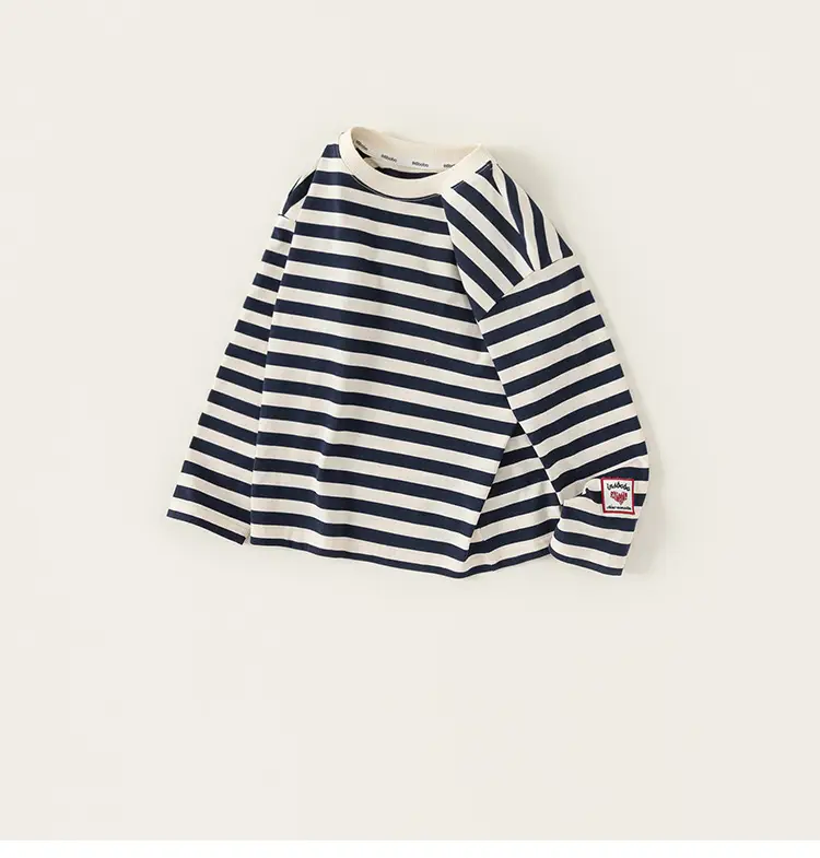 Girls Striped Long Sleeve T-Shirt 2026 — feature 4