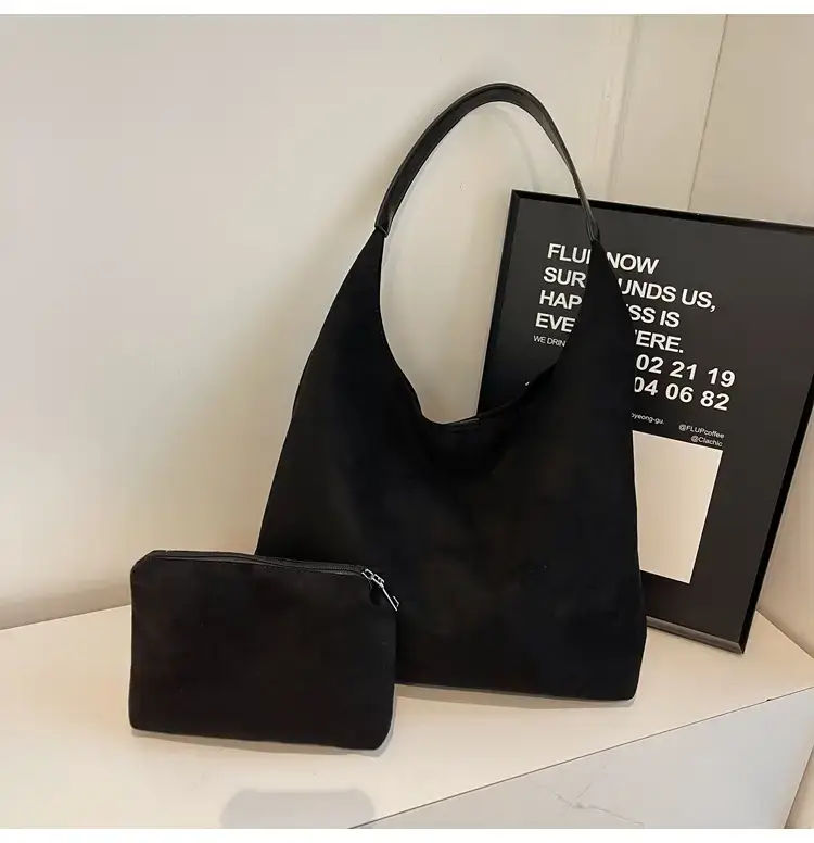 Nude Suede Shoulder Bag Women 2024 New Arrival — feature 16