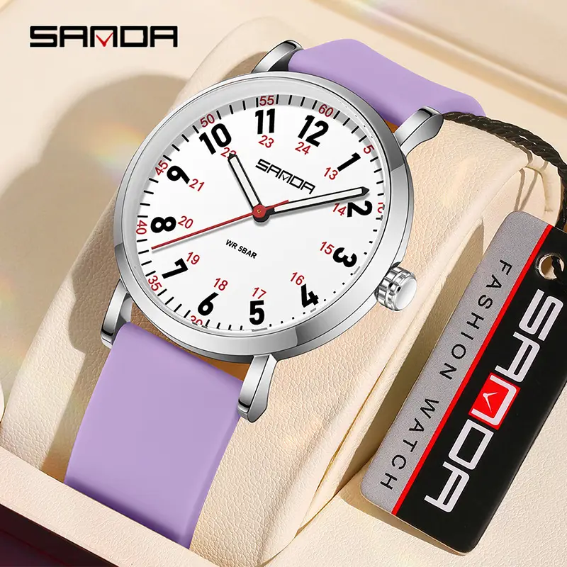 Sanda Black Luminous Women's Quartz Watch - Image 11