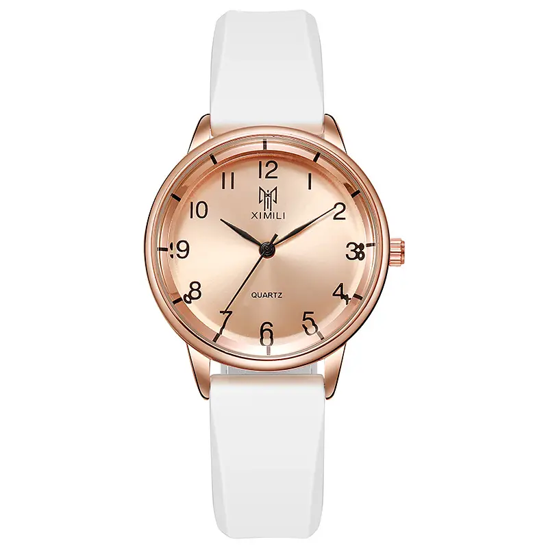 Women's Pink Silicone Watch with Digital Display — feature 11