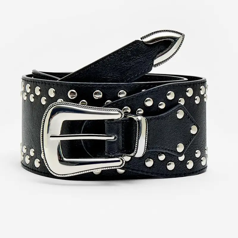 Zebra Print Wide Waist Belt for Women - Image 9