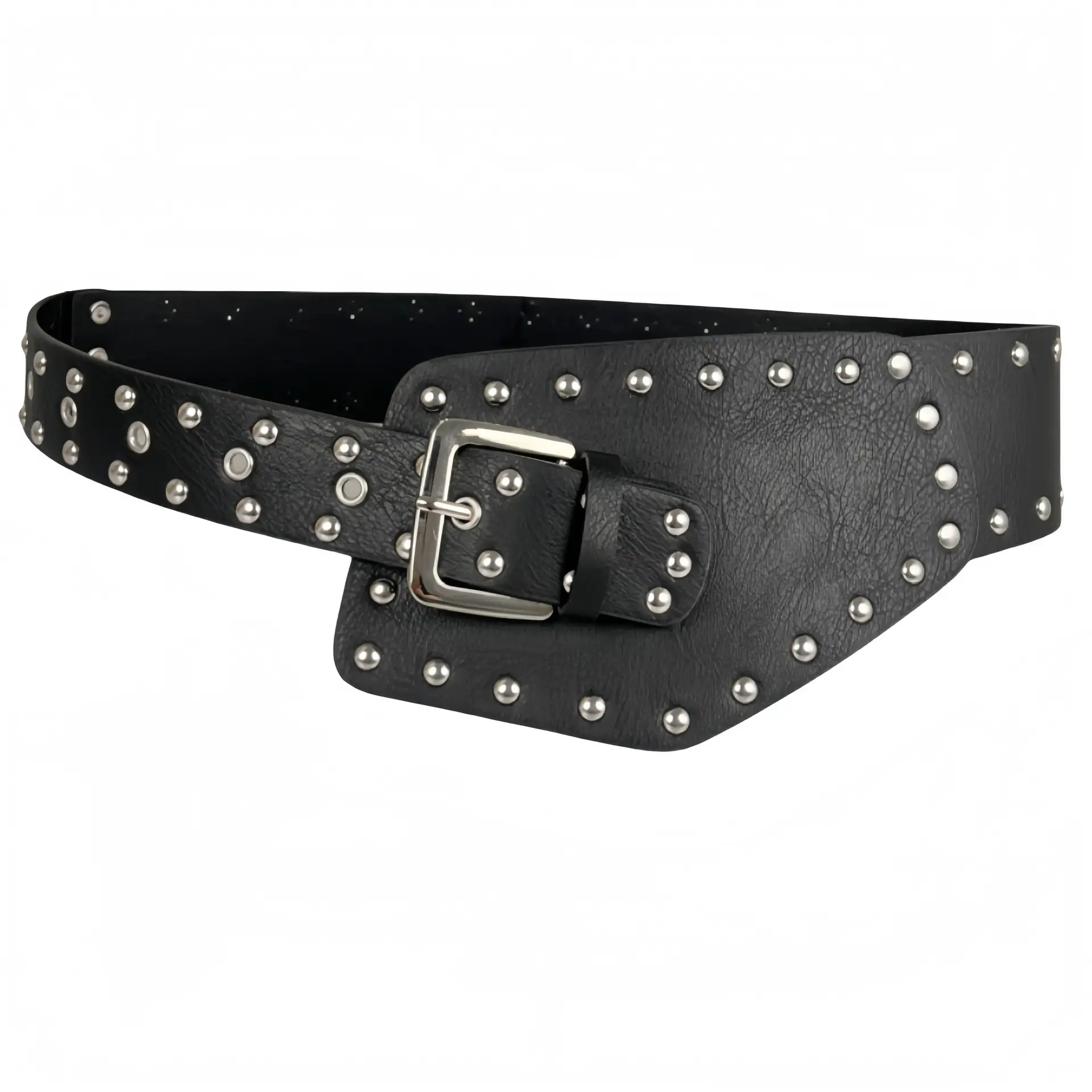 Zebra Print Wide Waist Belt for Women - Image 5