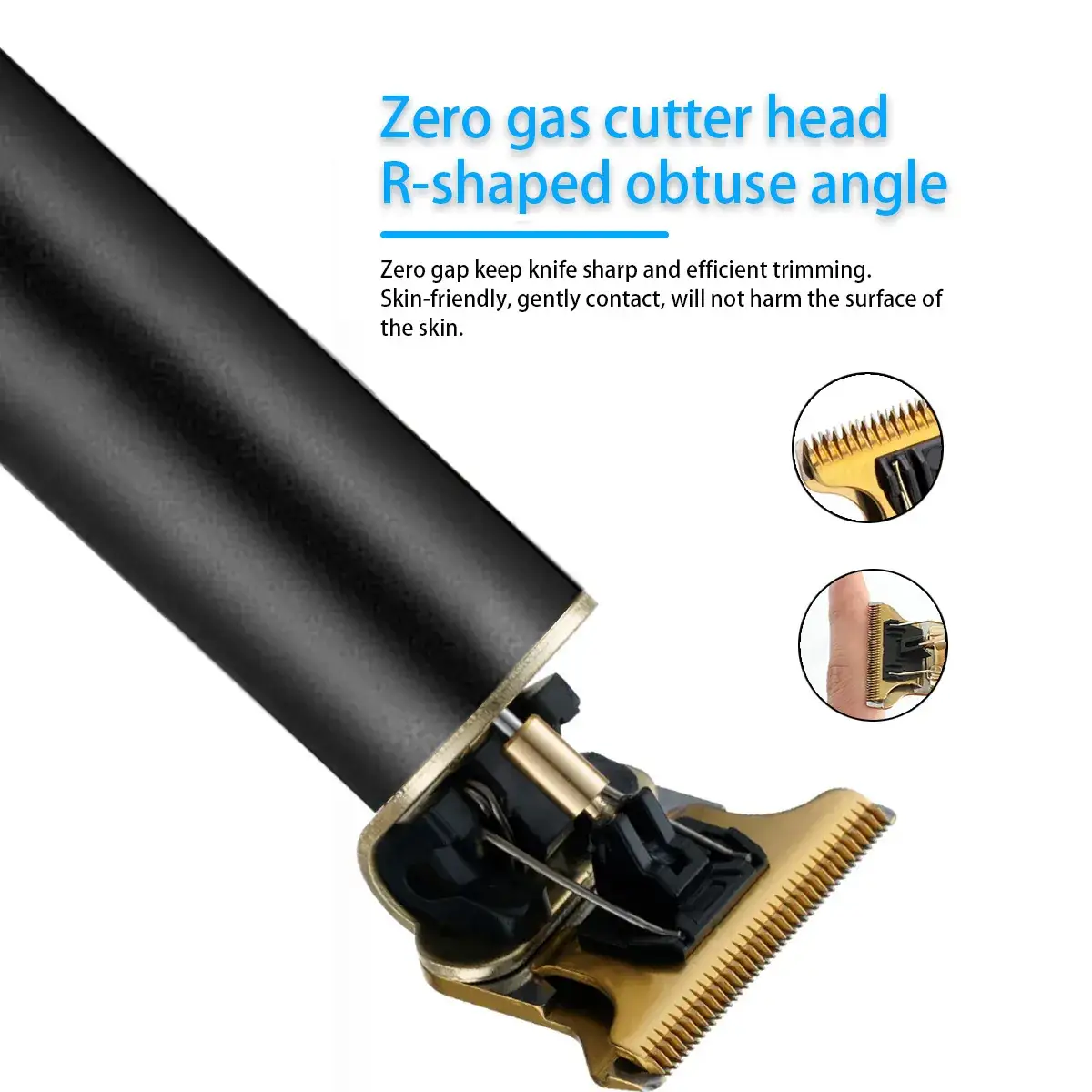 Rechargeable Electric Hair Cutter with Oil Head Angle - Image 3