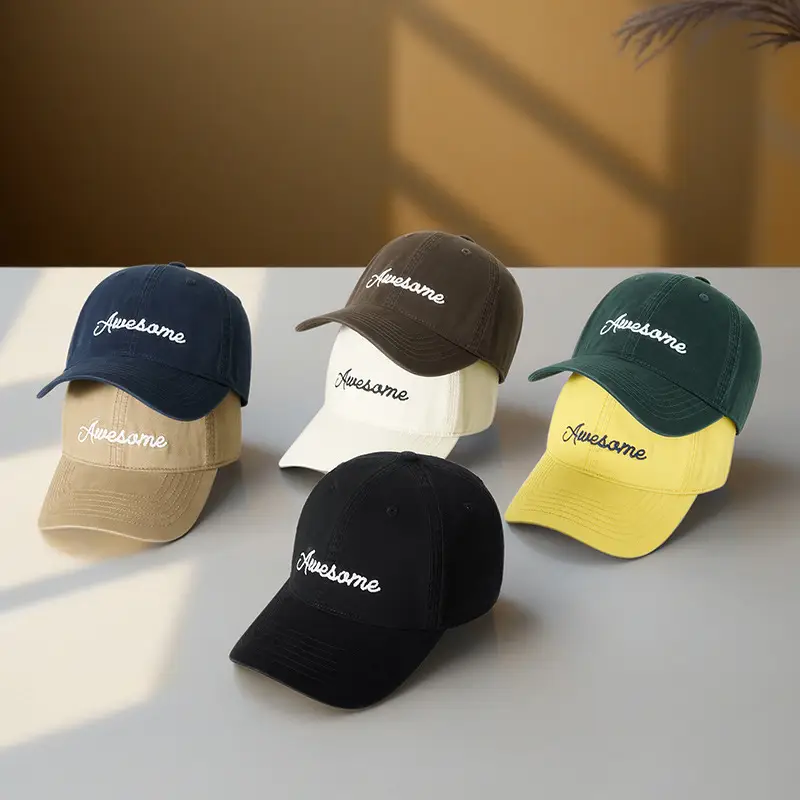 2025 Cotton Peaked Hats Literary Retro Face Revealing - Image 9