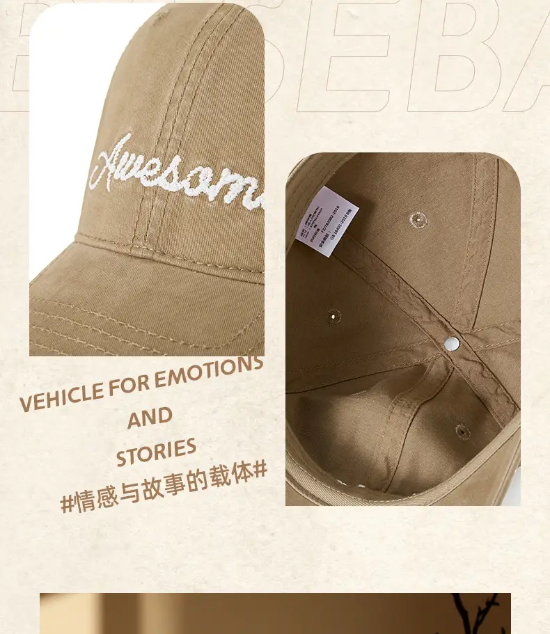 2025 Cotton Peaked Hats Literary Retro Face Revealing — feature 14