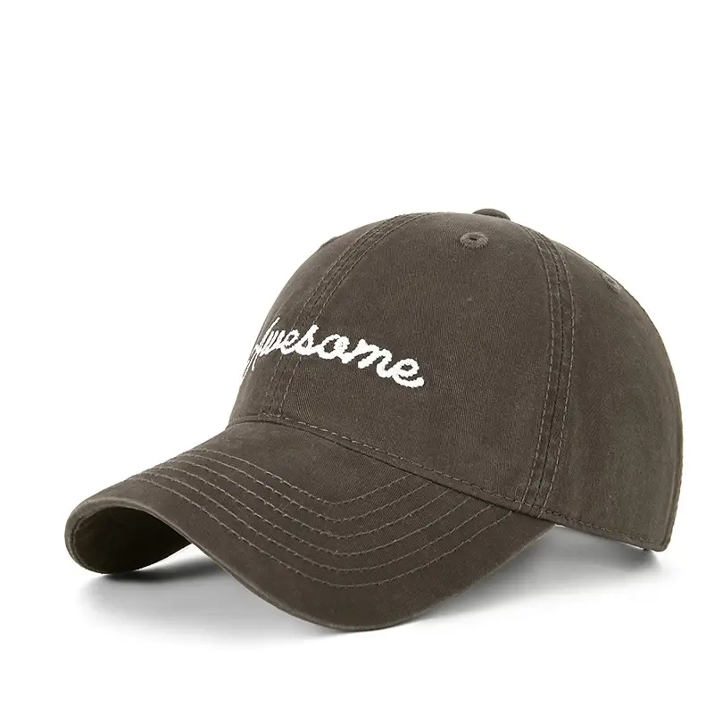 2025 Cotton Peaked Hats Literary Retro Face Revealing - Image 3