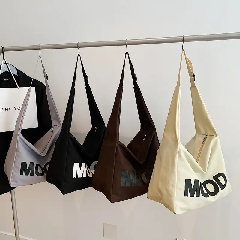 2024 Canvas Mood Shoulder Tote Bag for Women - Image 8