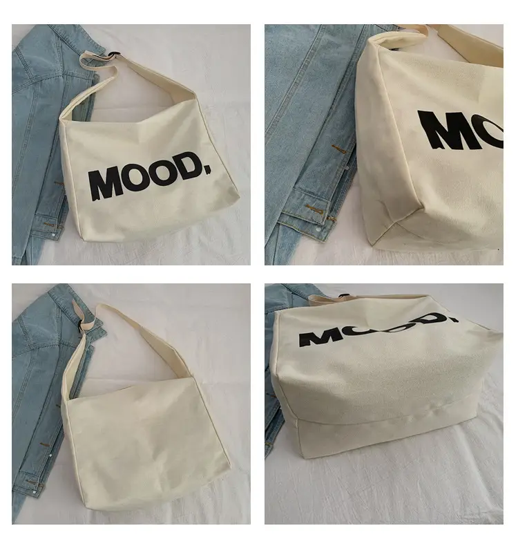 2024 Canvas Mood Shoulder Tote Bag for Women — feature 13