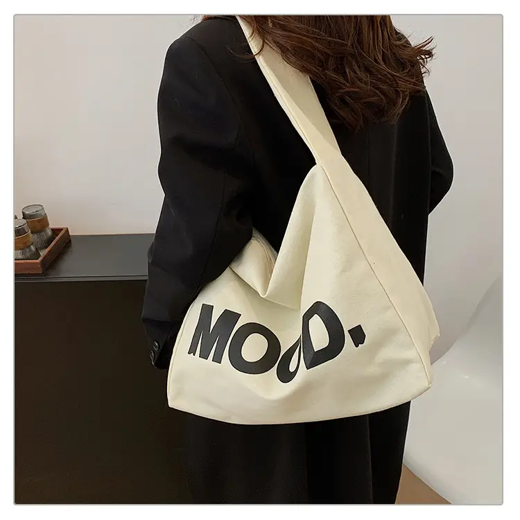 2024 Canvas Mood Shoulder Tote Bag for Women — feature 14