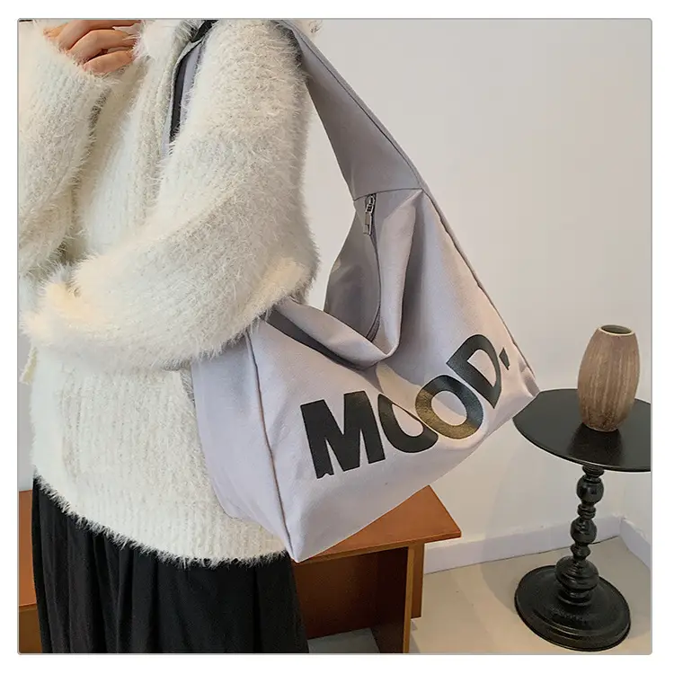 2024 Canvas Mood Shoulder Tote Bag for Women — feature 20