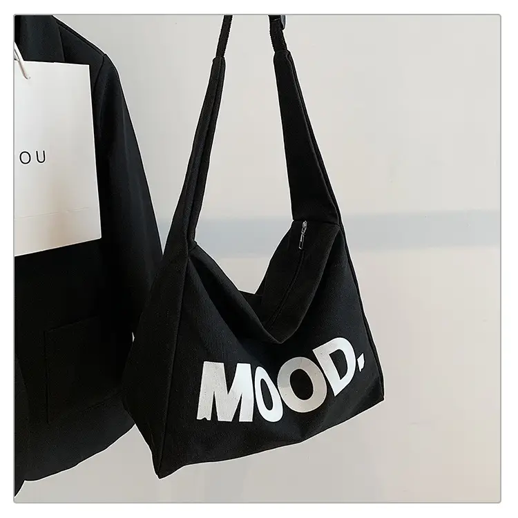 2024 Canvas Mood Shoulder Tote Bag for Women — feature 30