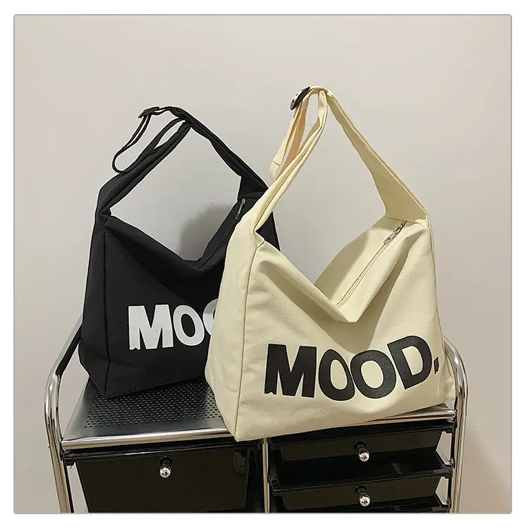 2024 Canvas Mood Shoulder Tote Bag for Women — feature 35