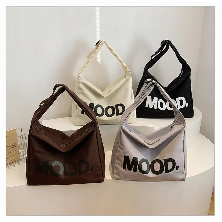 2024 Canvas Mood Shoulder Tote Bag for Women — feature 36