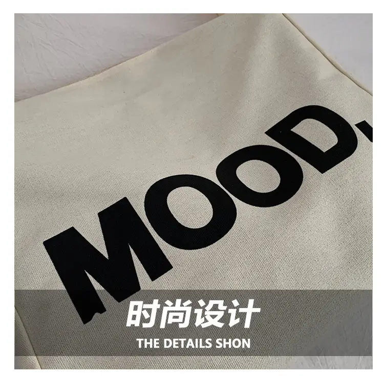 2024 Canvas Mood Shoulder Tote Bag for Women — feature 7
