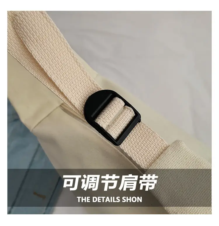 2024 Canvas Mood Shoulder Tote Bag for Women — feature 9