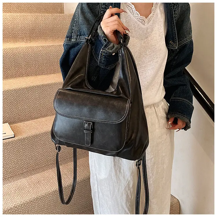Women's Vintage Brown Leather Tote Bag 2024 — feature 18