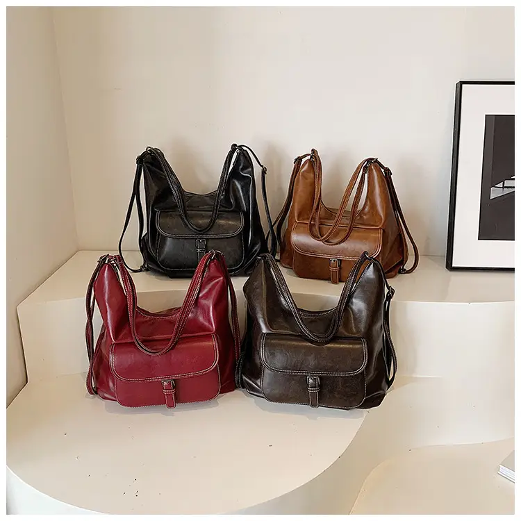 Women's Vintage Brown Leather Tote Bag 2024 — feature 25