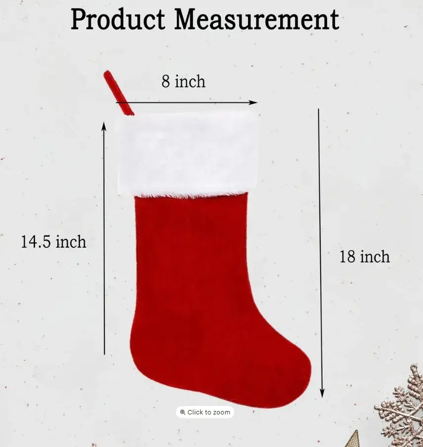 Nancy Embroidered Red Christmas Socks — feature 4