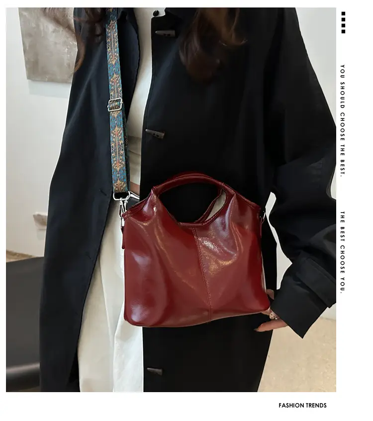 New Women's Brown Large Capacity Tote Bag 2024 — feature 2