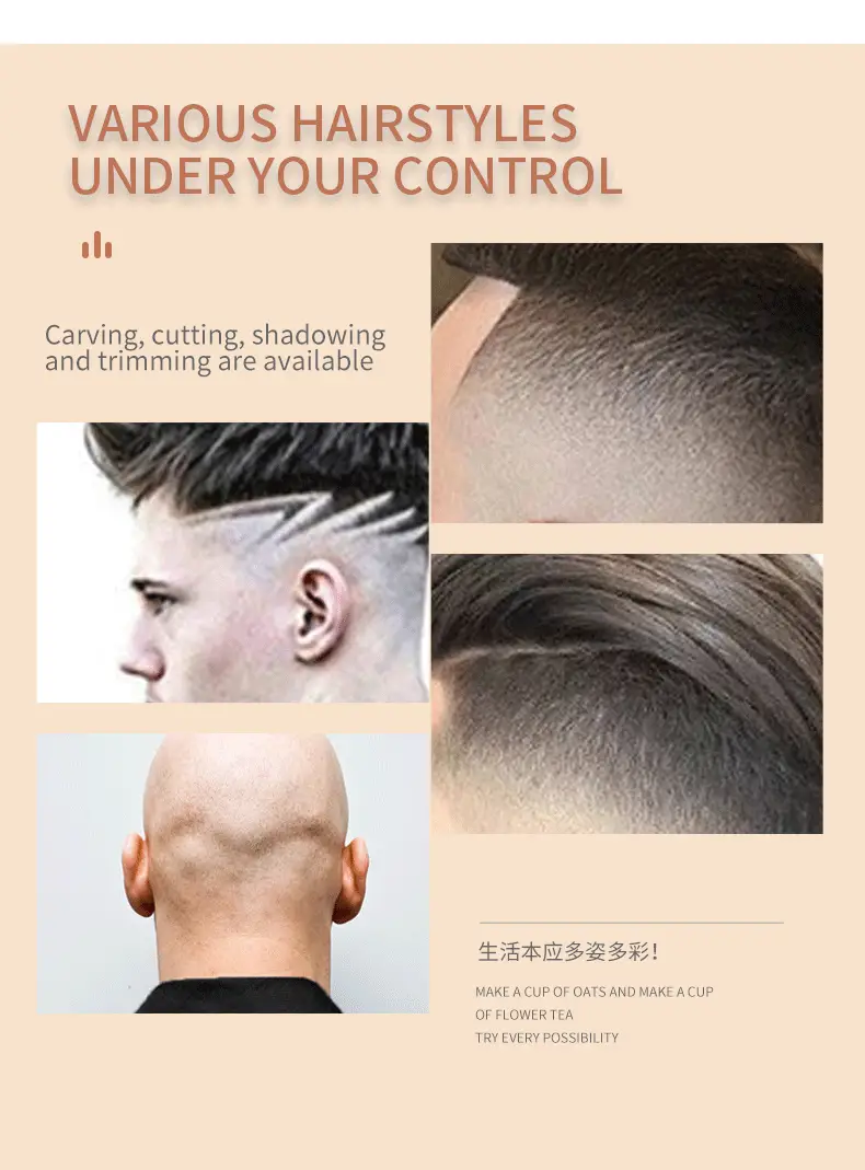 Metal Body Carving Clipper with Oil Head & Quick Charge — feature 3