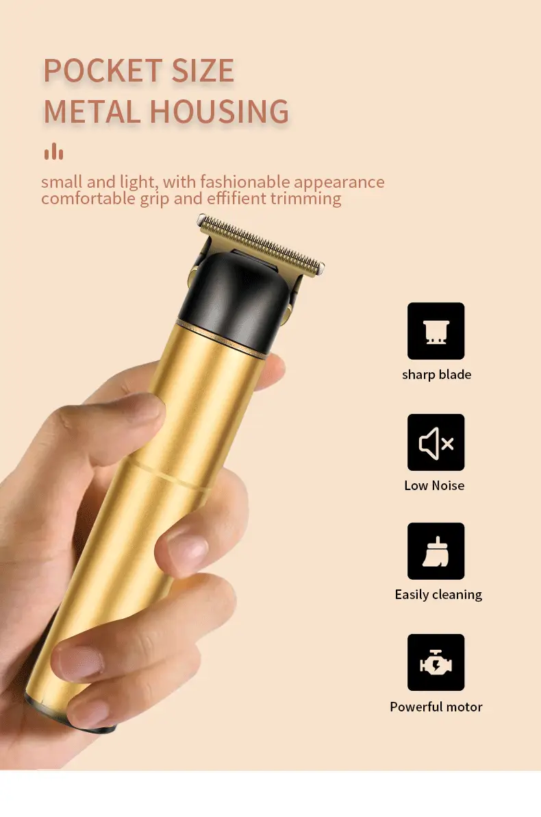 Metal Body Carving Clipper with Oil Head & Quick Charge — feature 5
