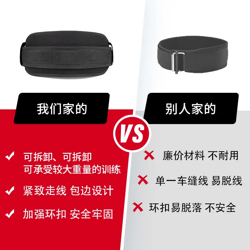Men's High Density魔术贴 Sports Waist Support - Image 5