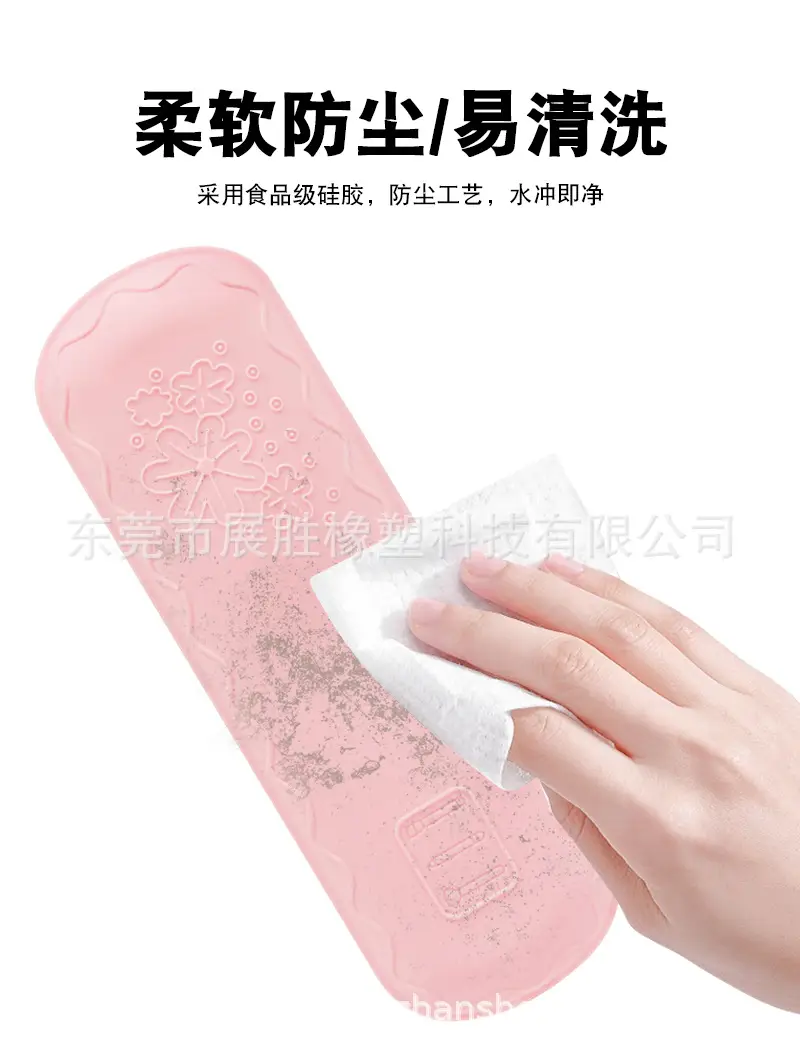 Silicone Makeup Brush with Magnetic Suction & Dustproof Design — feature 9