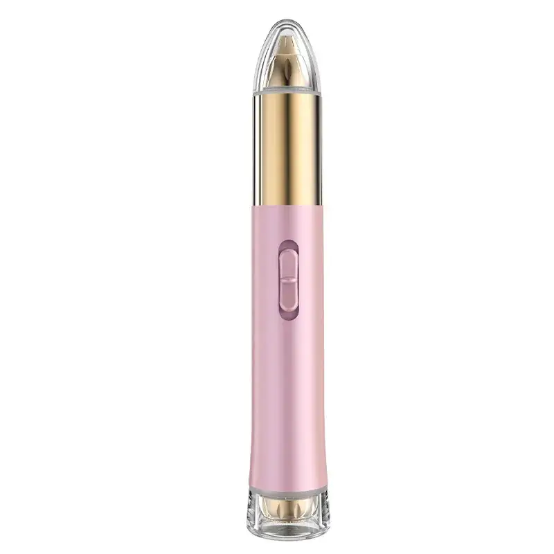 Rechargeable Electric Eyebrow Trimmer Pink Gold - Image 5