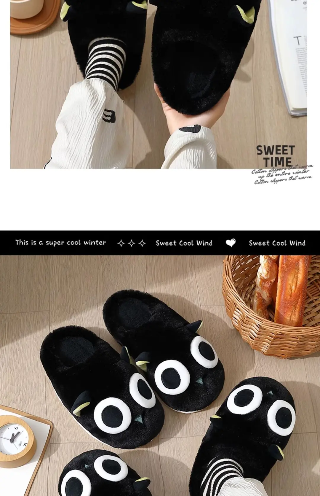 Men's Cotton Slippers with Closed Toe 2025 New Model Indoor Home Eva Plush Warm Thick-Soled Cotton Slippers for Men Wholesale — feature 13