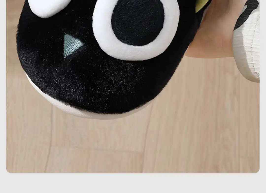 Men's Cotton Slippers with Closed Toe 2025 New Model Indoor Home Eva Plush Warm Thick-Soled Cotton Slippers for Men Wholesale — feature 6