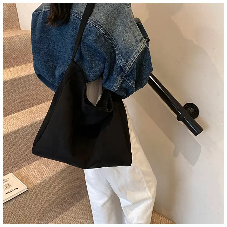 2024 New Arrival Black Suede Underarm Bag with Wide Strap — feature 14