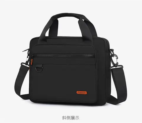Olive Green Men's Oxford Shoulder Bag — feature 29