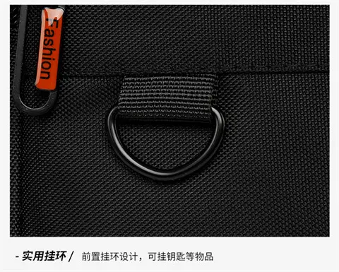 Olive Green Men's Oxford Shoulder Bag — feature 35
