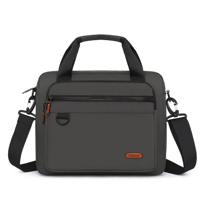Olive Green Men's Oxford Shoulder Bag - Image 2