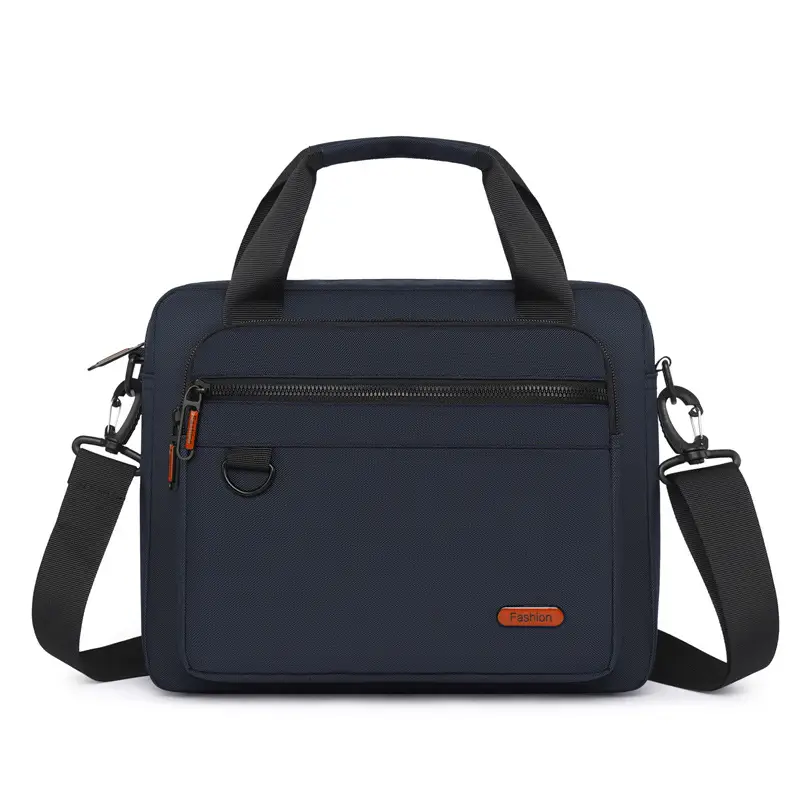 Olive Green Men's Oxford Shoulder Bag - Image 3