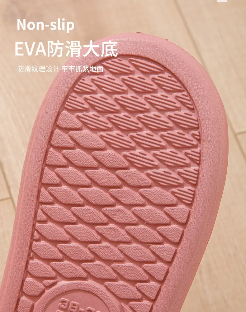 Men's cotton slippers PU leather warm 2024 new autumn and winter non-slip EVA thick bottom waterproof slippers women's winter — feature 11