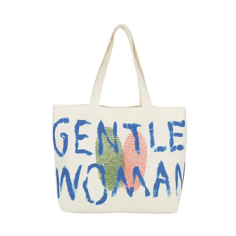 Cartoon Canvas Shoulder Bag Women Large Capacity - Image 5
