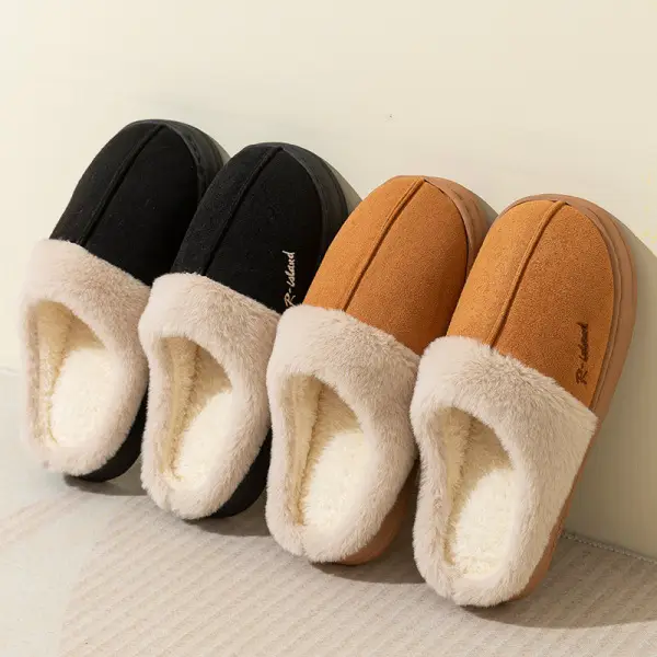 New 2024 Velvet Warm Slippers for Women & Men - Image 5
