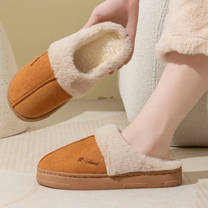 New 2024 Velvet Warm Slippers for Women & Men - Image 7