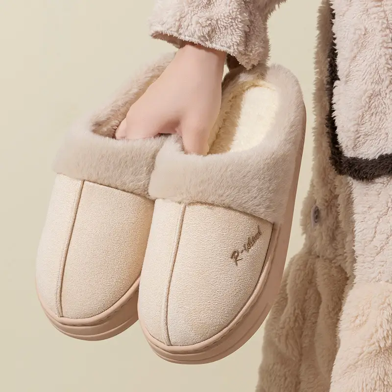 New 2024 Velvet Warm Slippers for Women & Men - Image 8