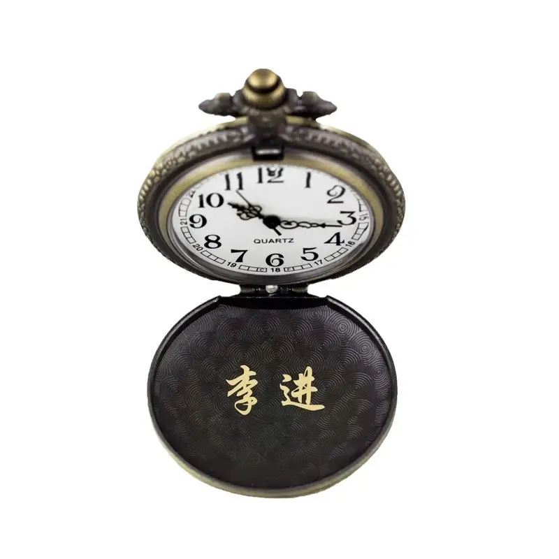 Zodiac Dragon Pocket Watch Necklace for Men Women - Image 26