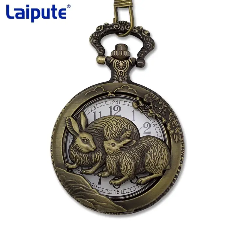 Zodiac Dragon Pocket Watch Necklace for Men Women - Image 14