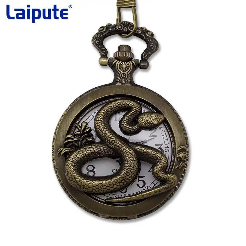 Zodiac Dragon Pocket Watch Necklace for Men Women - Image 15