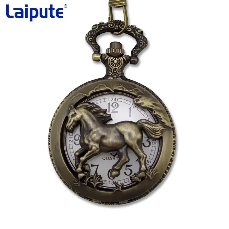 Zodiac Dragon Pocket Watch Necklace for Men Women - Image 16