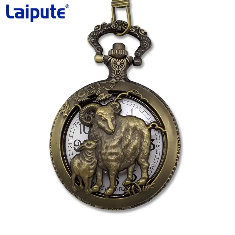 Zodiac Dragon Pocket Watch Necklace for Men Women - Image 17