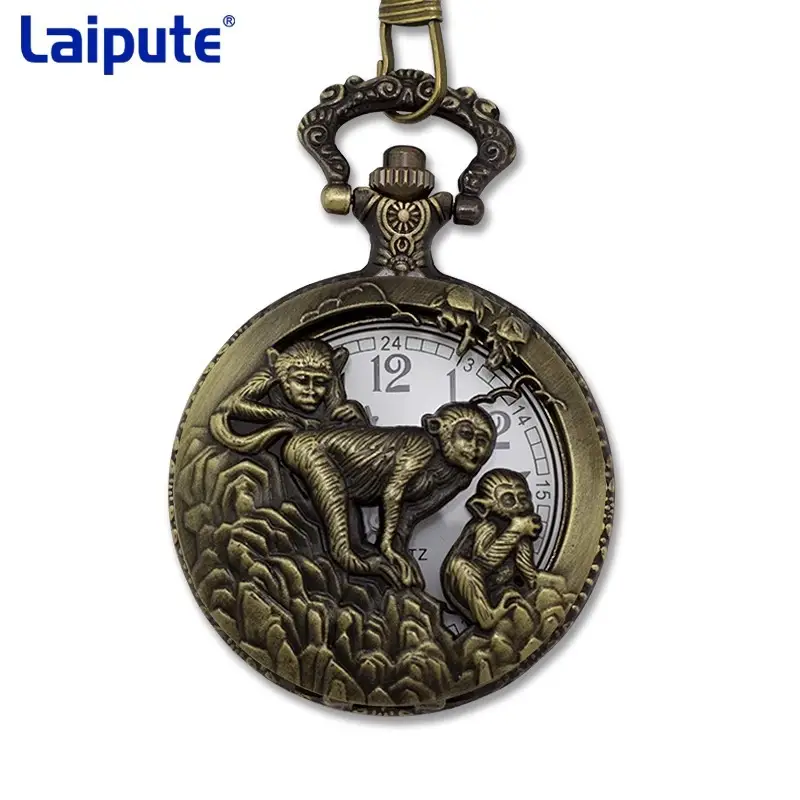 Zodiac Dragon Pocket Watch Necklace for Men Women - Image 18
